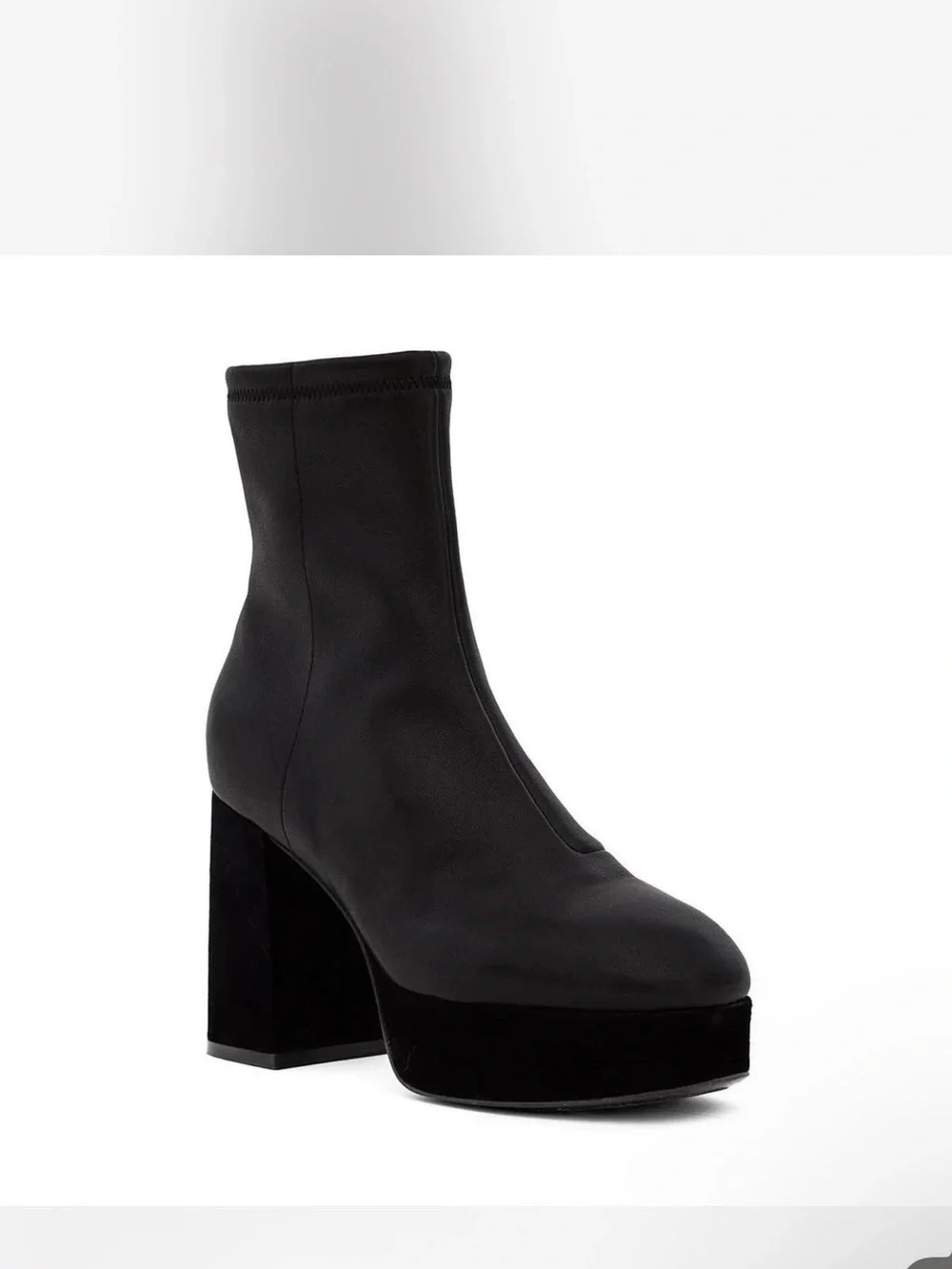 Opening Ceremony Black Platform Sock Boot